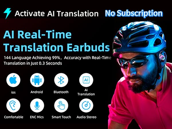 AI Translation Earbuds Real Time