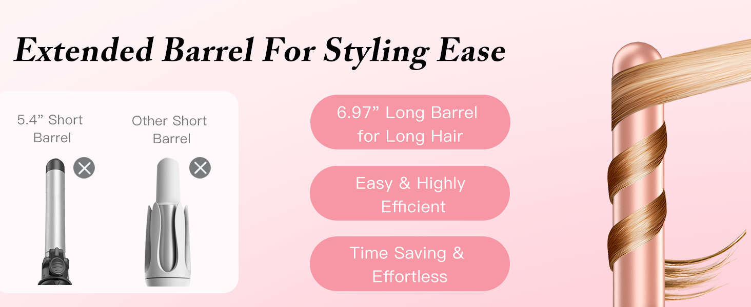 Long Barrel Curling Iron