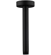 Enoughtmen Ceiling Mount Shower Arm with Flange for Rain Shower Head,Stainless Steel Straight Arm...