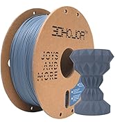 3DHoJor Matte PLA Filament 1.75mm, 1kg, Grey, 1.75mm Diameter, 2.2lbs Display Weight