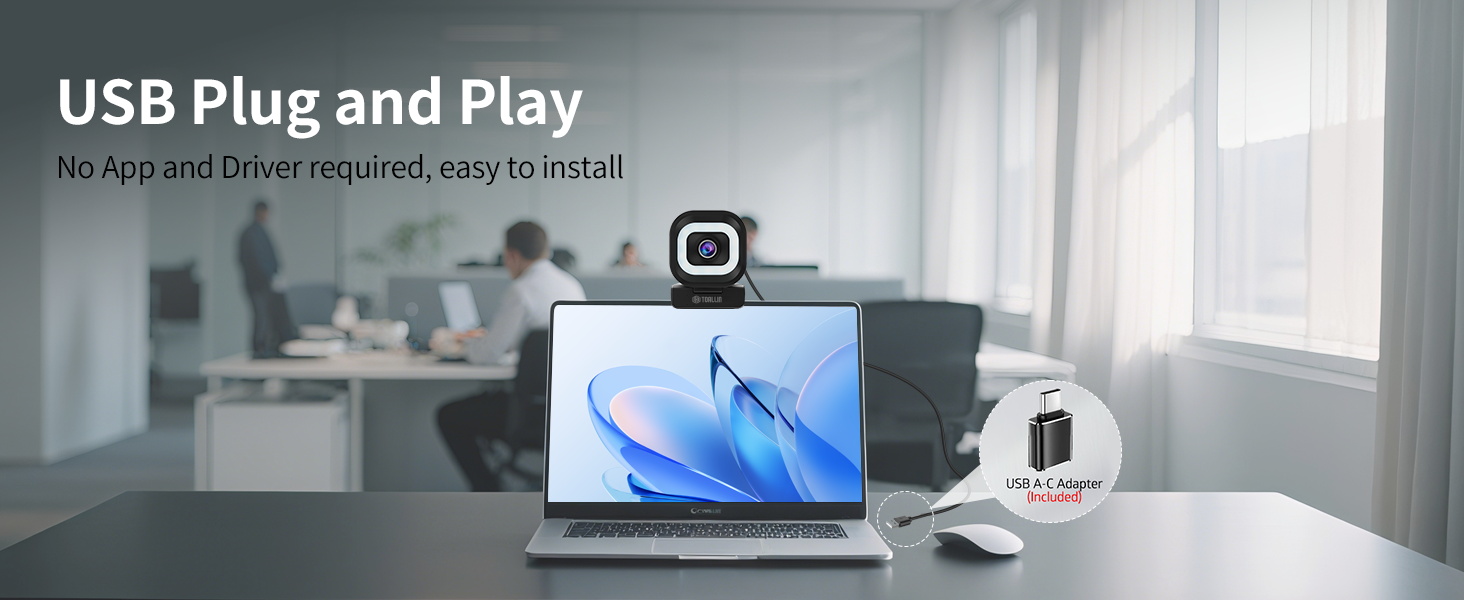 USB Plug and play webcam