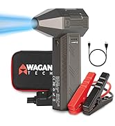 Wagan EL7610 iOnBoost V8 Jet 1200A Peak Jump Starter with Turbo Air Blower 12V Portable Lithium C...