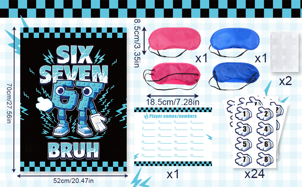 MerriBox 67 Meme Themed Game Set