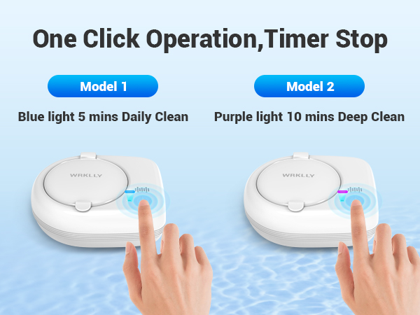 Ultrasonic Retainer Cleaner Machine dental cleaning pod compact portable cordless