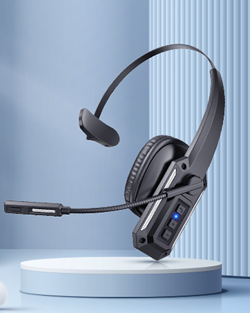 blue tooth headset wireless bluetooth headset with microphone trucker headset