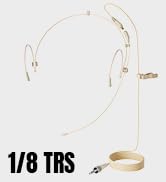 JK MIC-J 071S Headworn Microphone Compatible with Sennheiser Wirelress Bodypack Transmitters