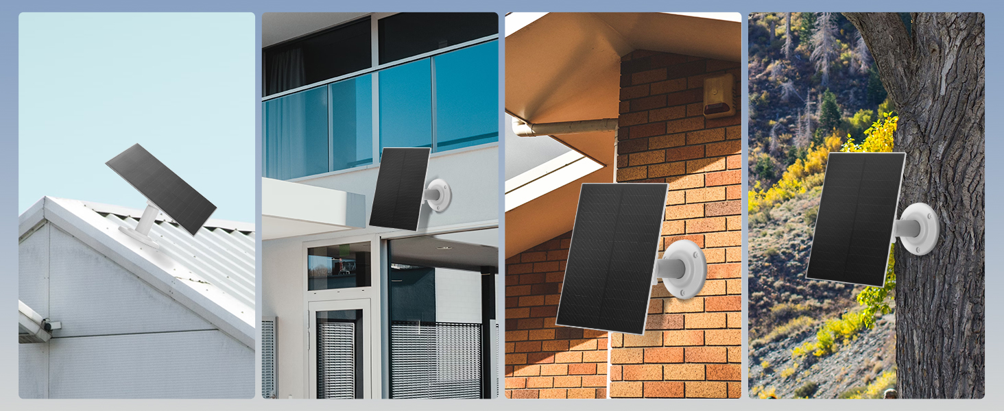 Solar Panel for Security Camera