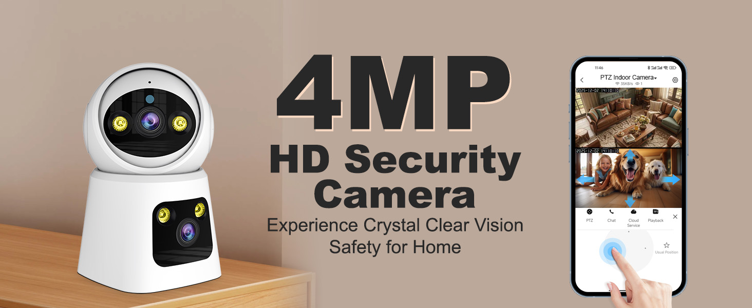 indoor security camera baby pet camera