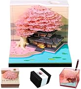 Cowenhey 3D Time Piece Calendar, 2026 Desk Calendar With LED Light, 3d Memo Pad Creative Desk Cal...
