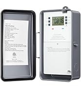 Suraielec Pool Timer, 7-Day 24-Hour Digital Pool Pump Timer, 40 AMP Heavy Duty, 120/240/277 VAC, ...