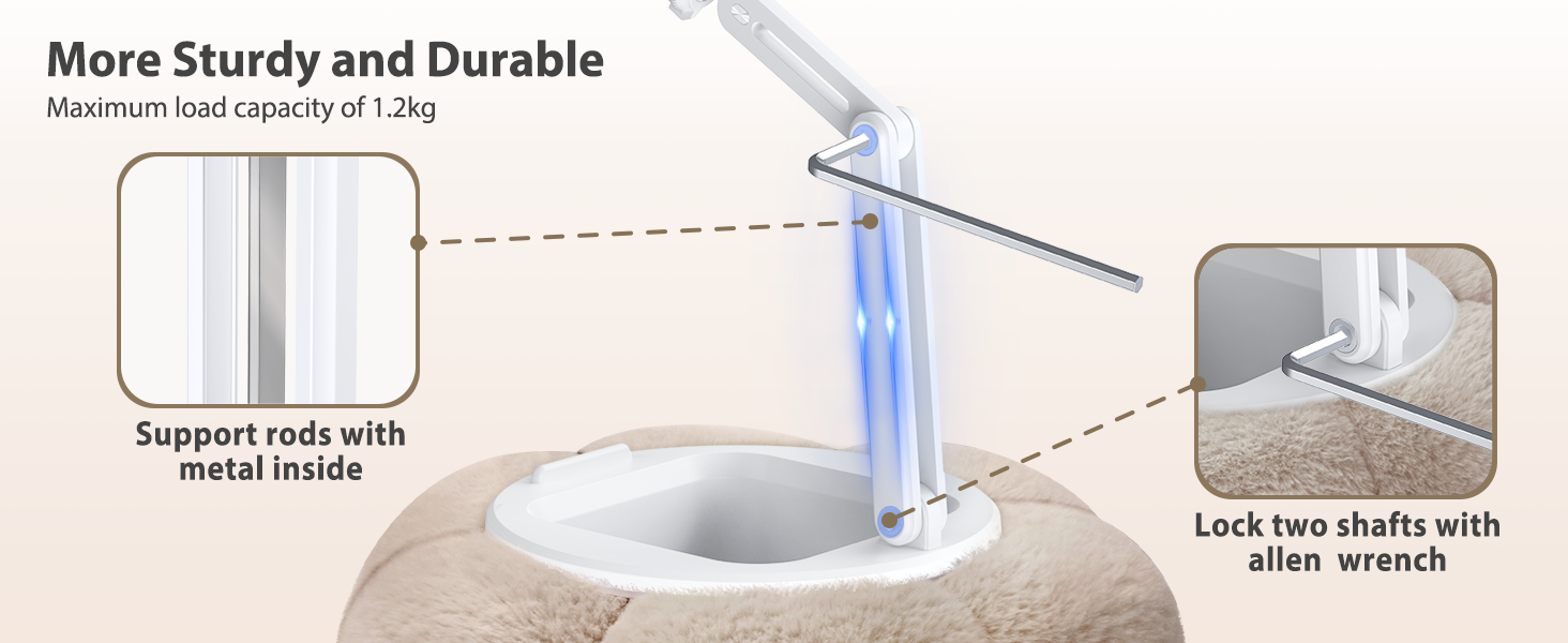 Support Rods with Metal