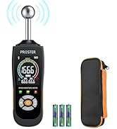 Proster Spherical Inductive Moisture Meter, 20-40mm Analysis Depth, Non-destructive Moisture Mete...