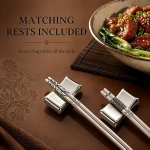Stainless Steel Chopsticks in a Gift Box