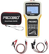 FrogBro Solar Panel Tester Photovoltaic Multimeter Upgrade EY1600W with Ultra Clear LCD, Smart MP...