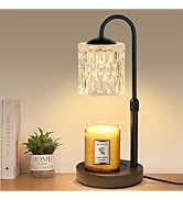 Briever Dimmable Candle Warmer Lamp with Timer, Height Adjustable Electric Candle Wax Warmer, Chr...