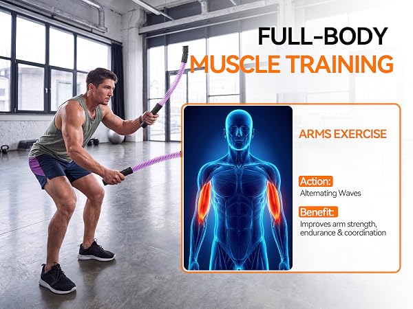 cordless battle ropes
