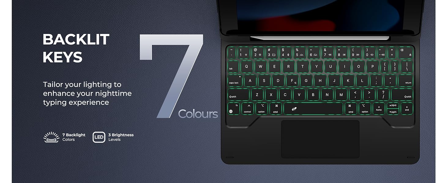 keyboard case for iPad 9th/8th/7th
