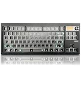 FKZ GMK87 TKL Mechanical Keyboard Kit,80% Hot-Swap Tri-Mode BT 5.0/2.4G/USB-C Wireless RGB Gaming...