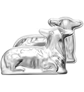 KIBS group Easter Lamb Cake Mold 3D - Traditional Metal Lamb Cake Form for Baking