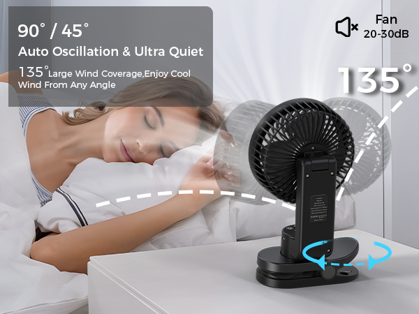 amacool desk fan table fan small personal fan