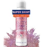 Elitles Made Hair Glitter Body Glitter Spray, 150ML Glitter Hairapray Holographic Pink Glitter Sp...