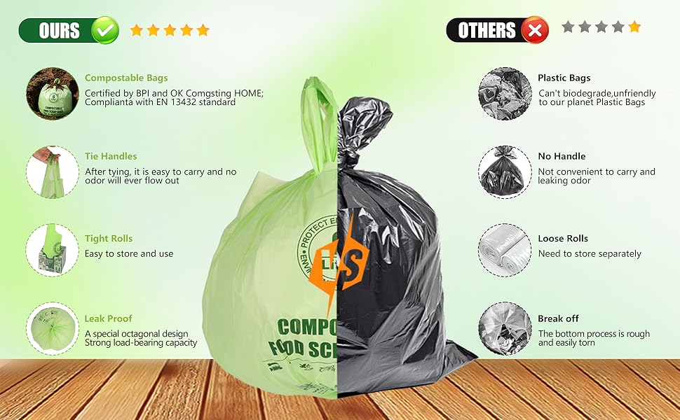 compost bags for countertop bin