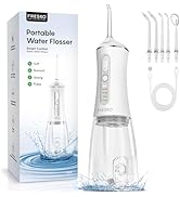 FRESKO Water Flosser, 300ML Portable Cordless Water Dental Flossers for Teeth Deep Cleaning, Rech...