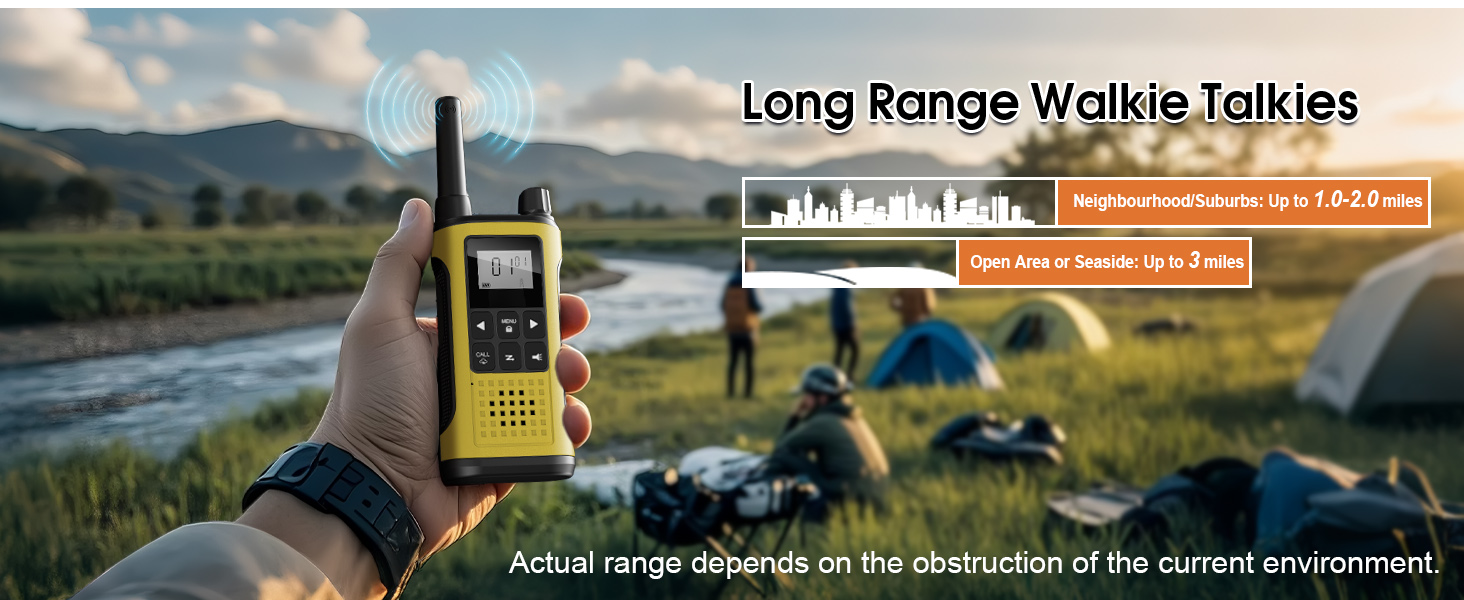long distance walkie talkies