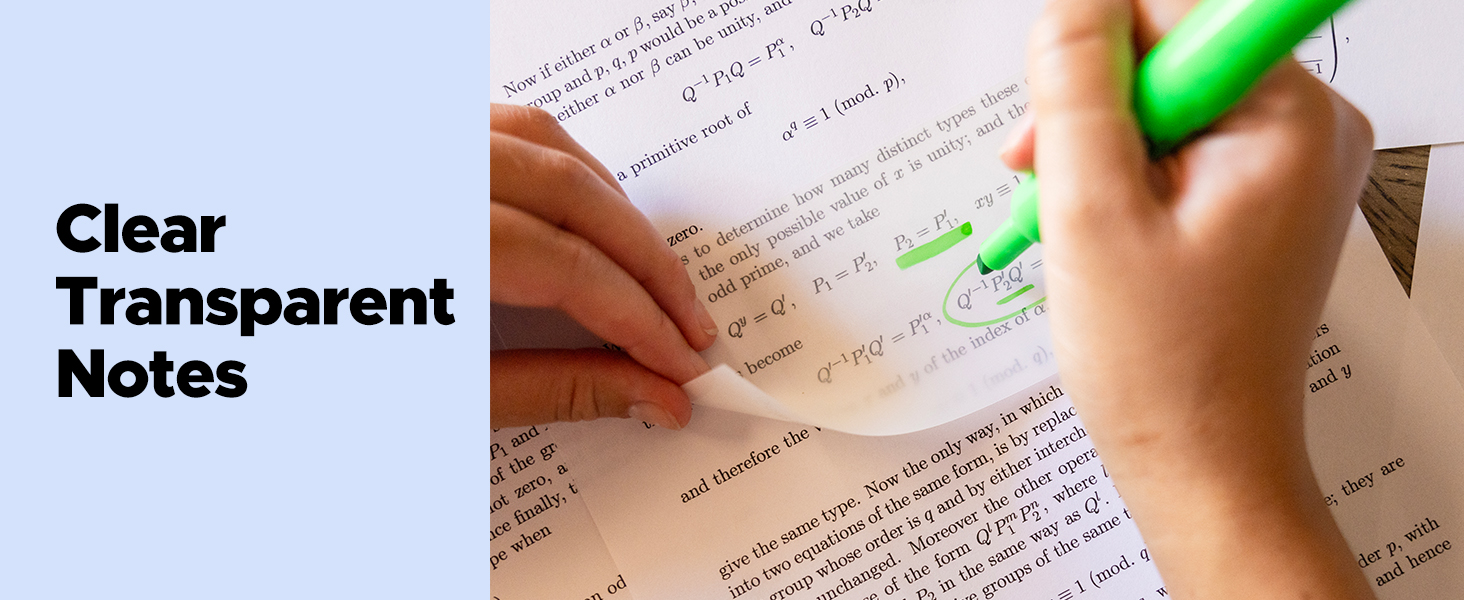 Clear Transparent Notes