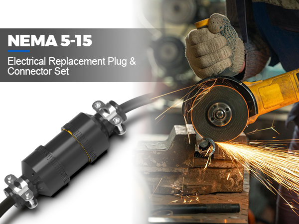 NEMA 5-15 Extension Cord Plug Replacement