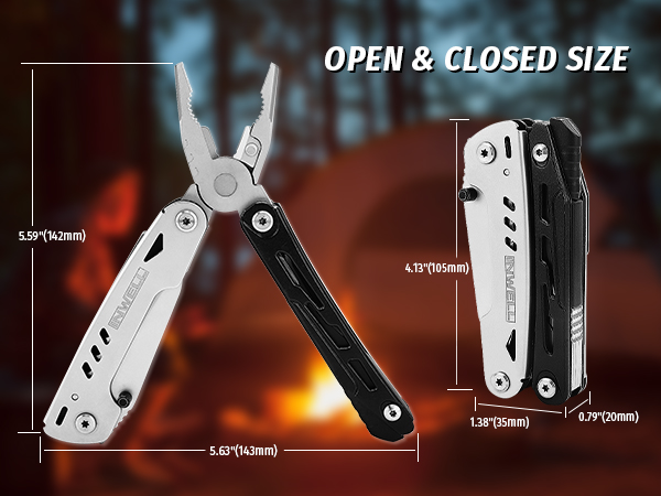 Open &amp;amp; Closed Size