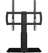 Universal TV Stand/Base Tabletop TV Stand with Wall Mount for 27 to 55 inch 4 Level Height Adjust...