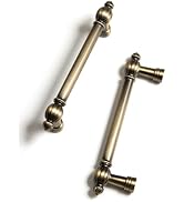 BEILEIOU Germany Bronze Zinc Alloy Cabinet Pulls - 3-3/4"(96mm) Hole Center Classic Vintage Drawe...