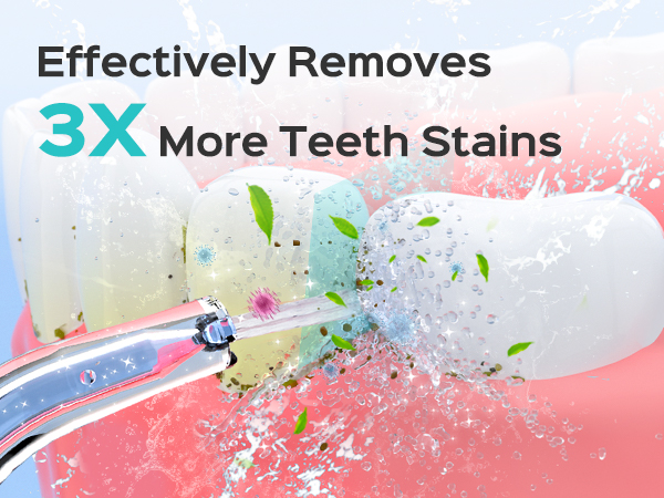 COSLUS Whitening Water Flosser Pick Portable Oral Irrigador Cordless Whitening Flossers for Teeth