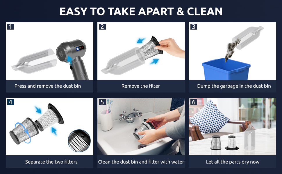 Easy to Take Appart Vacuum Cleaner