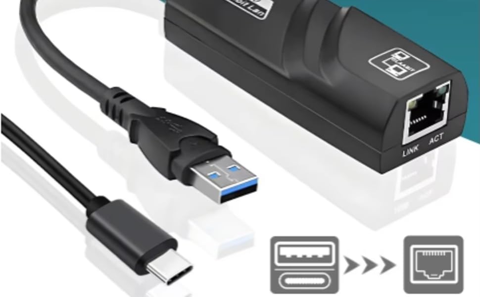 USB/Type-C to RJ45