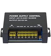 Godely Power Supply Control,AC 110-240V to DC 12V 5A,Voltage stabilized UPS Power Supply Unit,for...