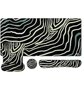 MOSISO Desk Pad Mat Keyboard Mouse Pad Set,Large Gaming Mouse Pad&amp;Keyboard Wrist Rest&amp;Mouse Pad w...