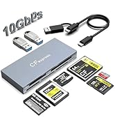 CFexpress Type B Card Reader 8 in 1, 10Gbps Multi CF Express Reader Adapter for CFexpress Type B/...