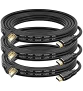 kanmis 4K HDMI Cable 8ft3pcs, High Speed Hdmi 2.0 Cables &amp;4K@60Hz 2K 1080P, Ultra High Speed Gold...