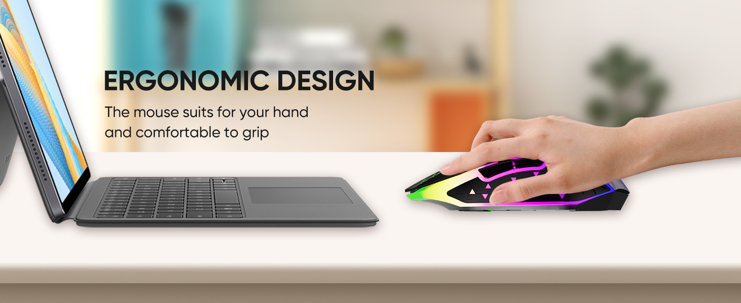 Bluetooth Mouse Wireless Gaming Mouse
