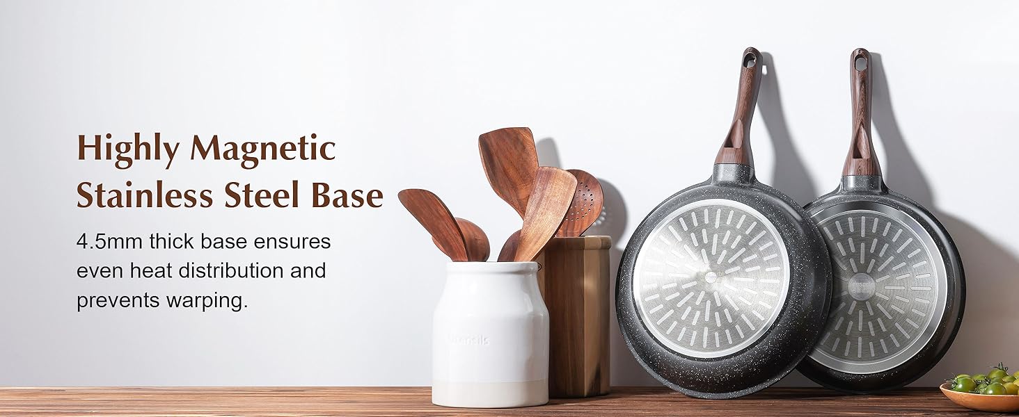 Magnetic Conductive Bottom Induction Kitchen Set