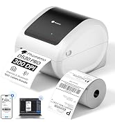 Phomemo D530 Pro 4x6 Shipping Label Printer 300 DPI with 500 Labels, Bluetooth for Mobile, Ethern...