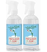 Rebel Green Fruit &amp; Veggie Wash - Natural Produce Wash - Plant-Based Vegetable Wash - Fruit and V...