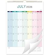 Calendar 2026-2027 - Wall Calendar 2026-2027, Jul. 2026 - Dec. 2027, 12" x 17", 18 Months Wall Ca...