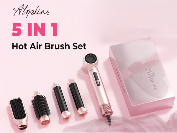 atopskins 5 in 1 hot air brush set