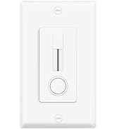 LED Driver and Dimmer Switch 2 in 1, Single Pole, Neutral Wire Required, Slide Dimmer Switches fo...