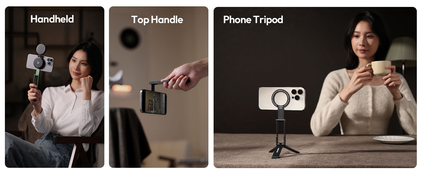 ULANZI MA60 Magnetic Phone Tripod Stand for iPhone - Aluminium Maglock Smartphone