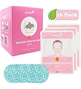 HOMEFOX 16 Pack Steam Eye Mask with Mild Menthol Cooling Feel - Bulk Disposable Heated Eye Masks ...