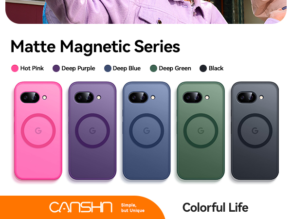 Only Compatible with Google Pixel 9a Case 6.3 inch